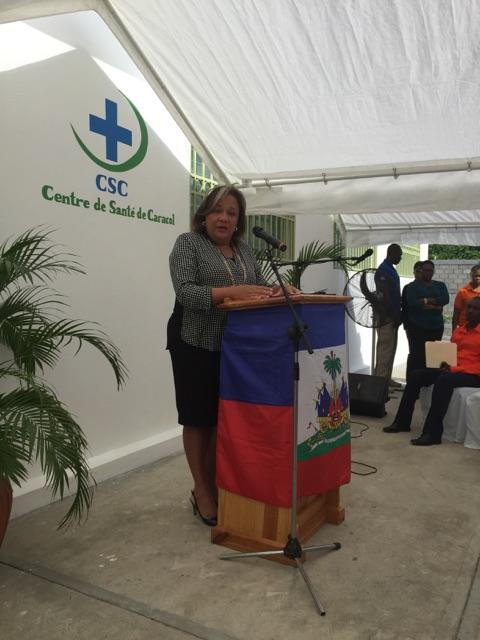 Inauguration of the Health Center of Caracol